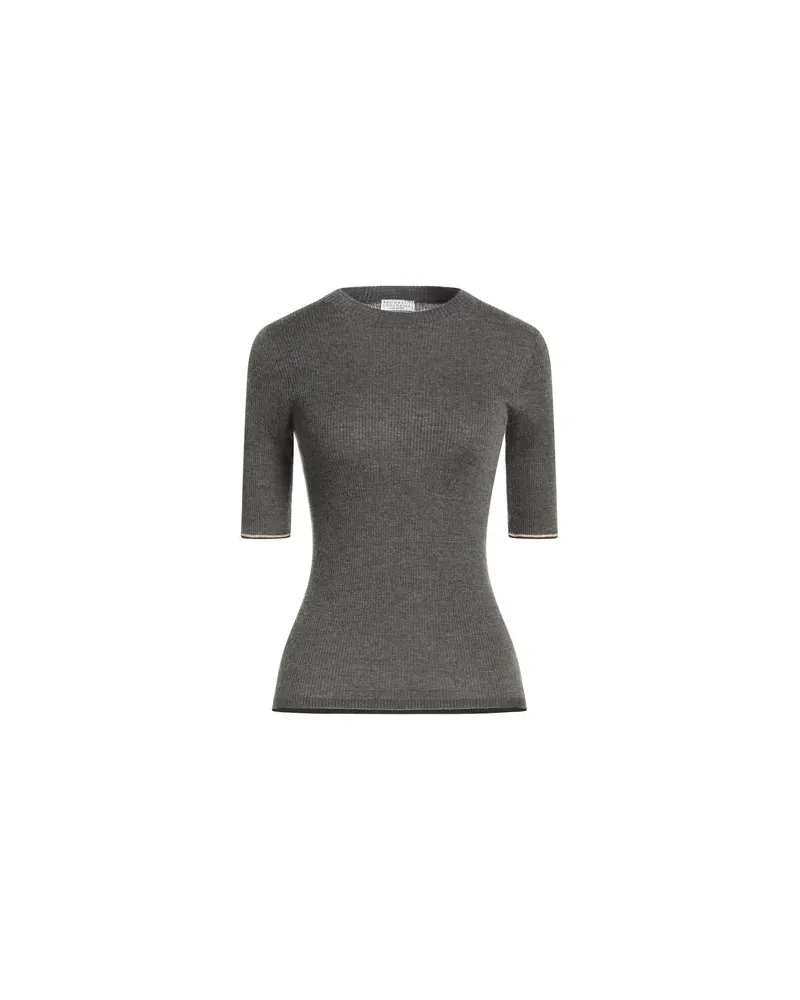 Brunello Cucinelli STRICKWAREN - Rollkragenpulloverauf YOOX.COM Grau