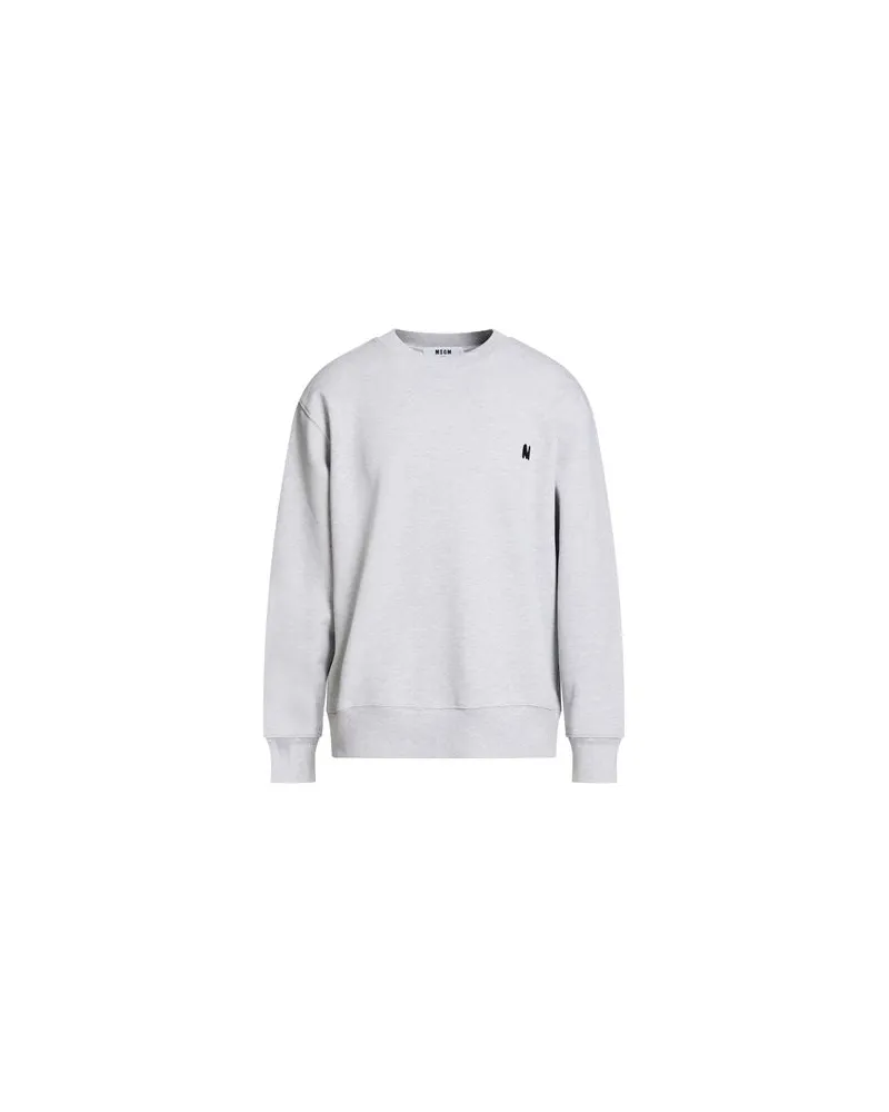 MSGM TOPS - Sweatshirtsauf YOOX.COM Hellgrau
