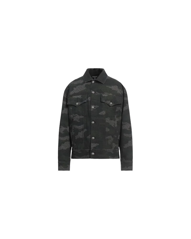 Balmain JACKEN & MÄNTEL - Jeansjacken/Mäntelauf YOOX.COM Militärgrün