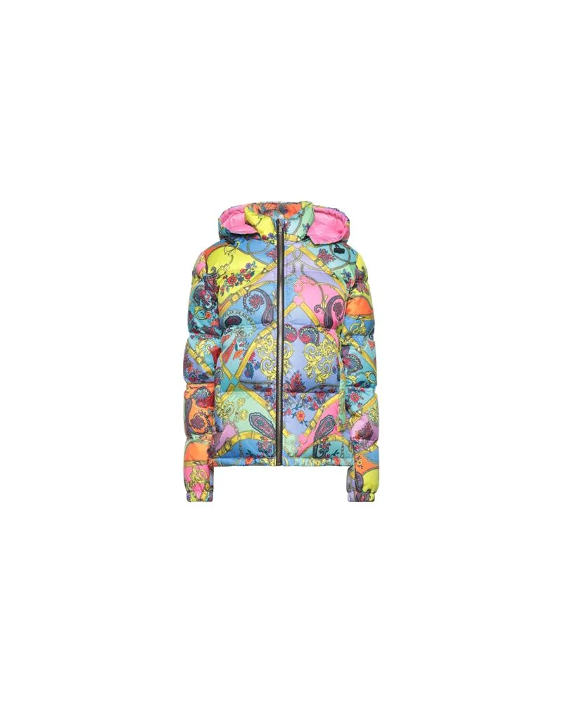 Versace Jeans JACKEN & MÄNTEL - Pufferjacken & Daunenjackenauf YOOX.COM Rosa