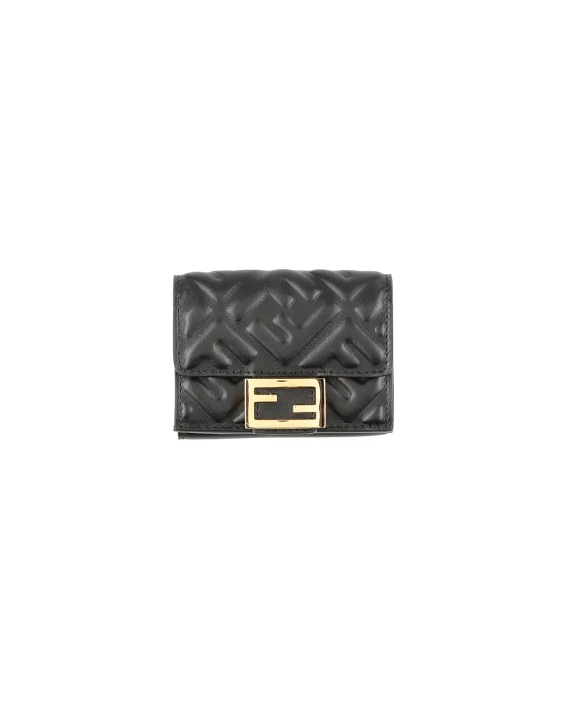 Fendi Kleinlederwaren - Brieftaschenauf YOOX.COM Schwarz