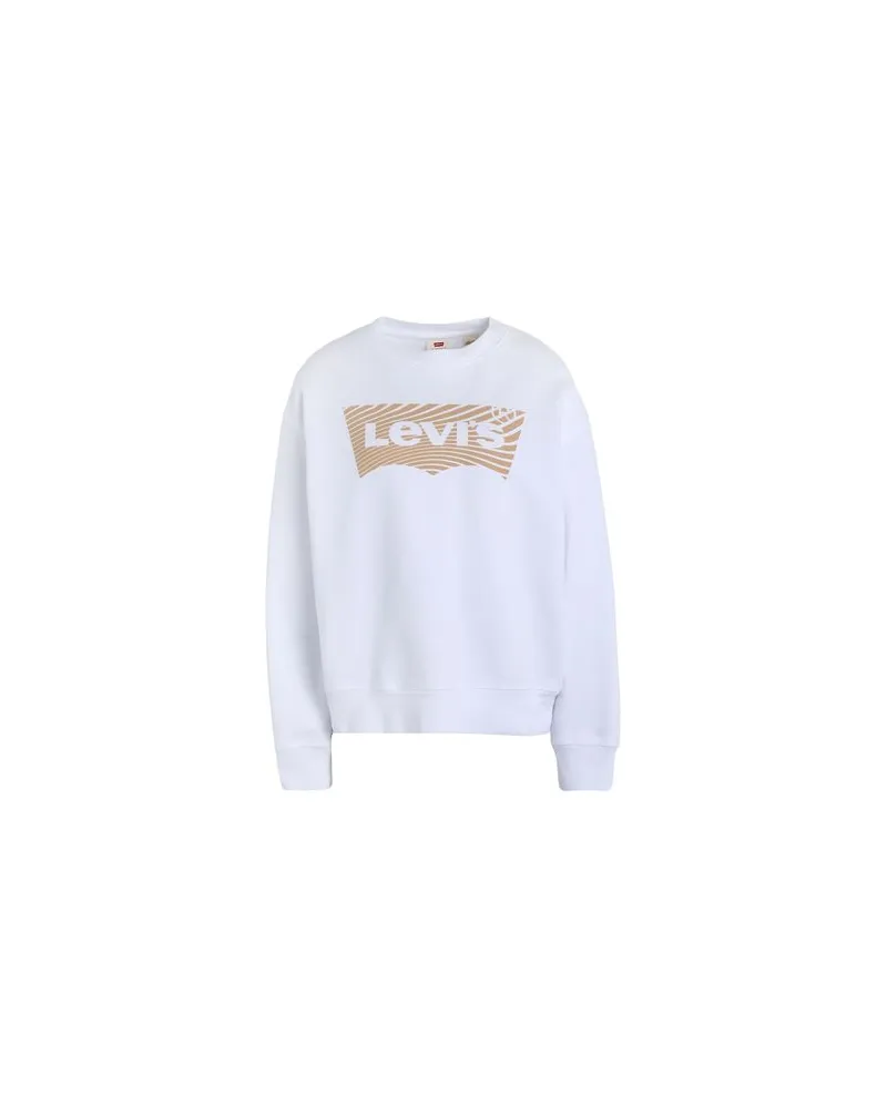 Levi's GRAPHIC STANDARD CREW   - TOPS - Sweatshirtsauf YOOX.COM Weiß