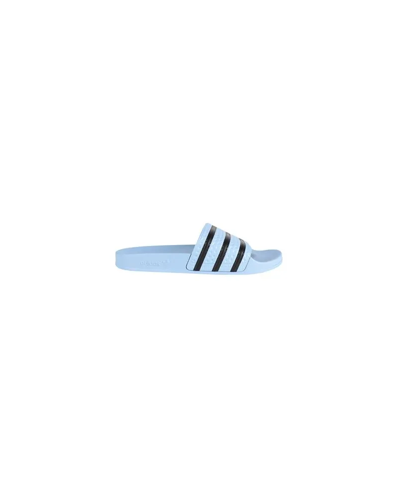 adidas ADILETTE SLIDES  - SCHUHE - Sandalenauf YOOX.COM Hellblau