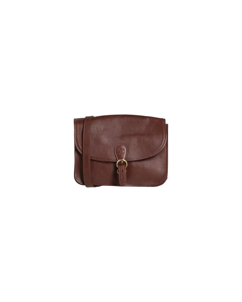 IL BISONTE TASCHEN - Umhängetascheauf YOOX.COM Dunkelbraun