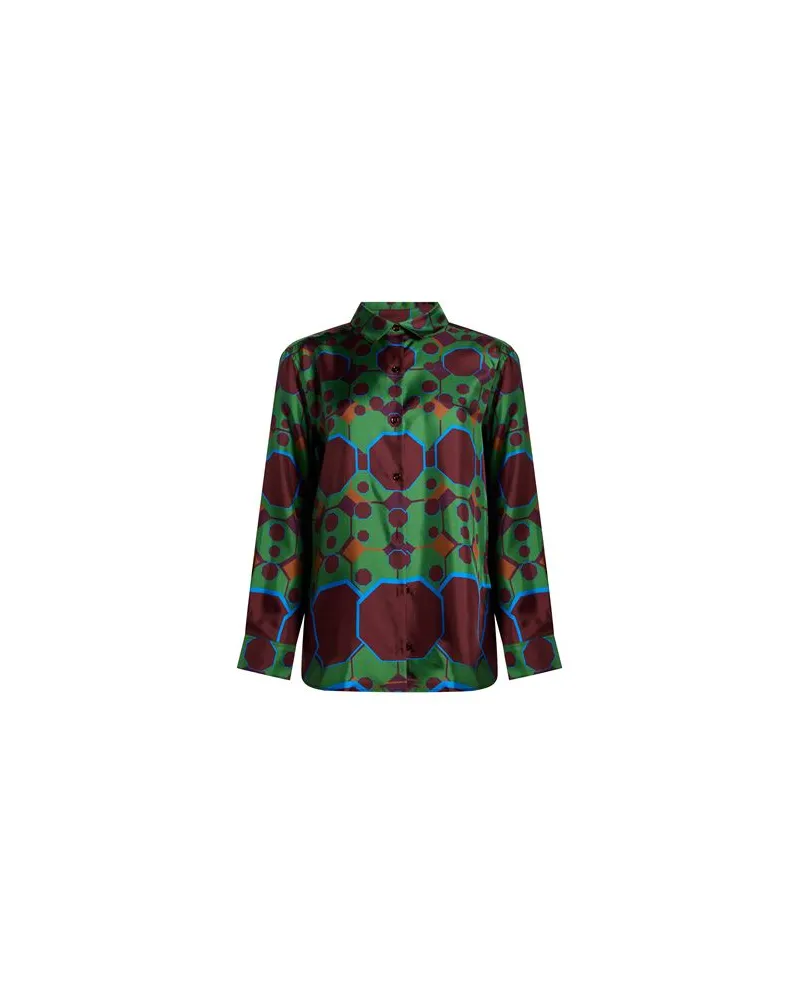 PAULA TOPS - Hemdenauf YOOX.COM Grün