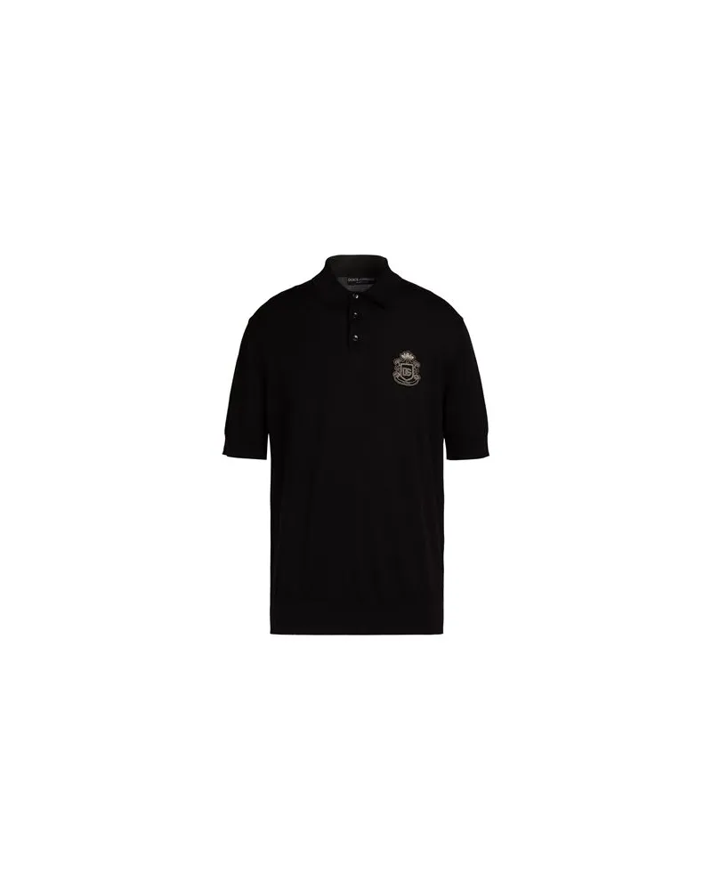 Dolce & Gabbana TOPS - Poloshirtsauf YOOX.COM Schwarz