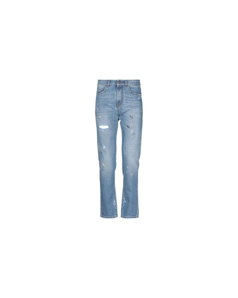 PAURA HOSEN & RÖCKE - Jeanshosenauf YOOX.COM Blau