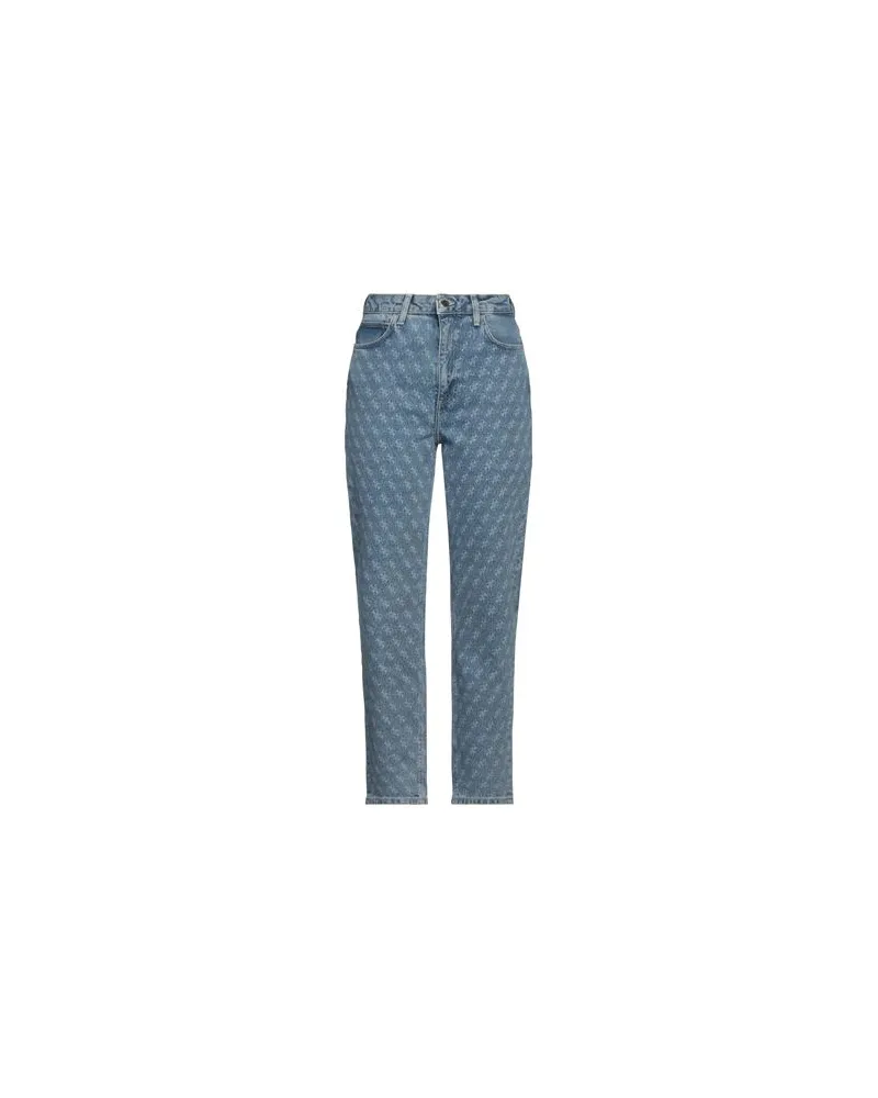 Guess HOSEN & RÖCKE - Jeanshosenauf YOOX.COM Blau