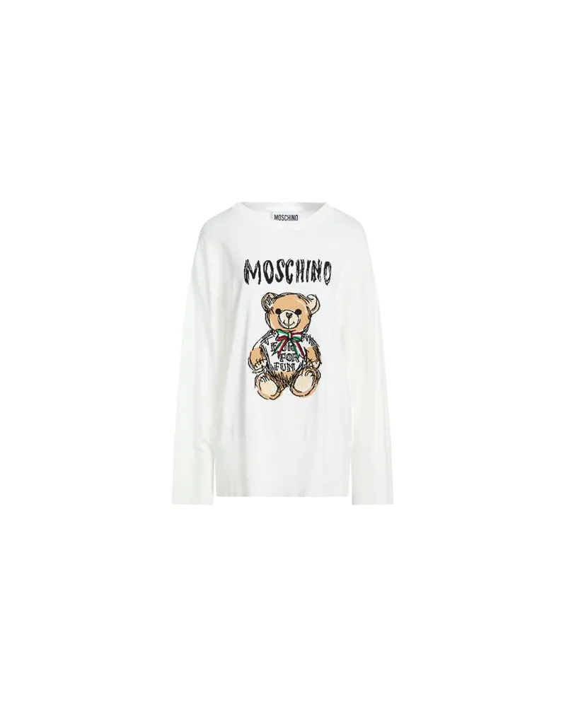 Moschino STRICKWAREN - Pulloverauf YOOX.COM Weiß