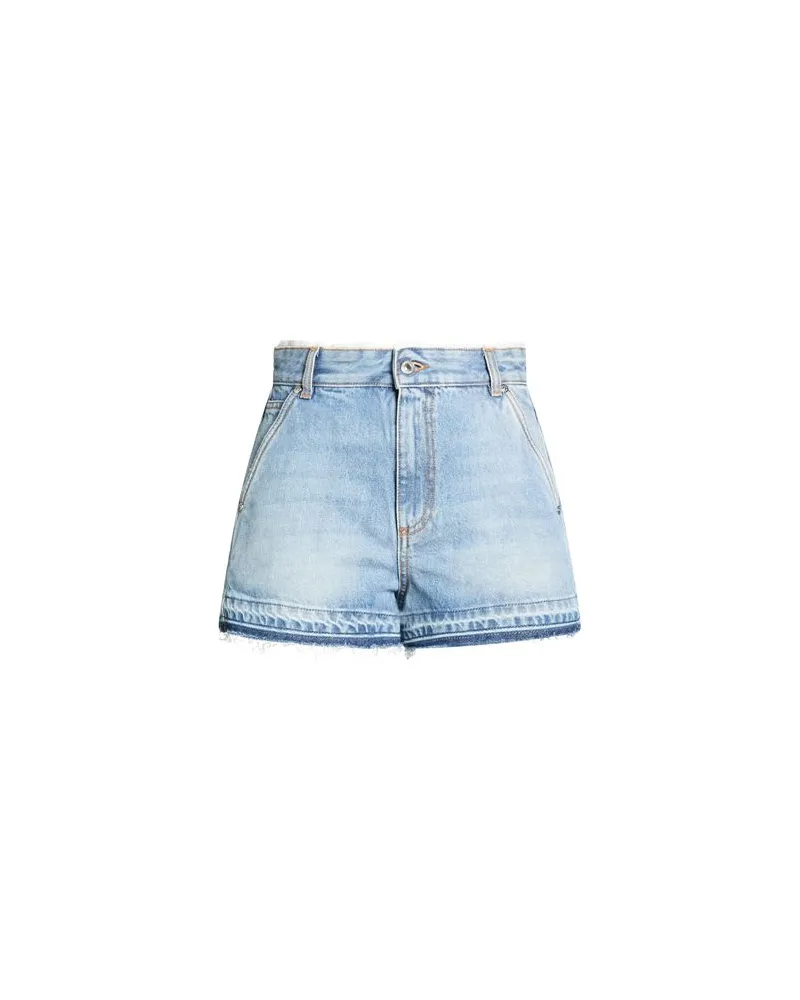 MSGM HOSEN & RÖCKE - Jeansshortsauf YOOX.COM Blau