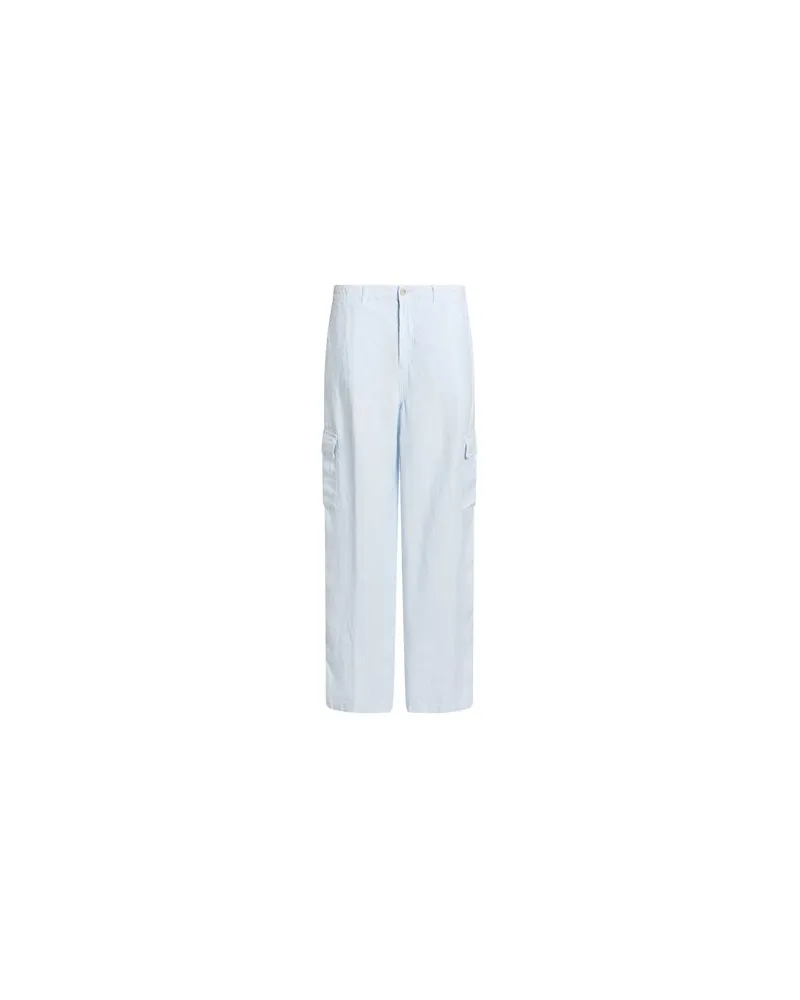 120% Lino HOSEN & RÖCKE - Hosenauf YOOX.COM Himmelblau