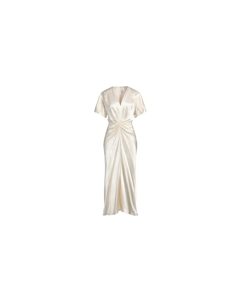 Victoria Beckham KLEIDER - Maxi-Kleiderauf YOOX.COM Elfenbein