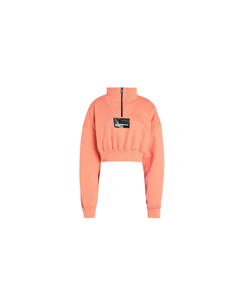 Karl Lagerfeld TOPS - Sweatshirtsauf YOOX.COM Orange
