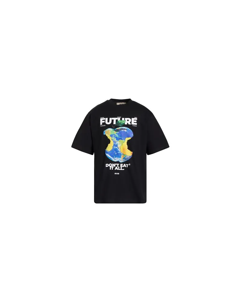 MSGM FANTASTIC GREEN - TOPS - T-shirtsauf YOOX.COM Schwarz