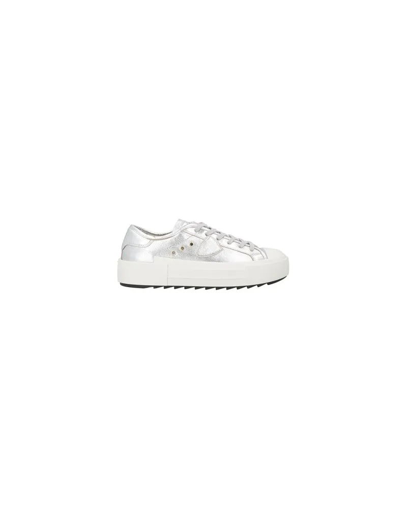 Philippe Model PARIS HAUTE - SCHUHE - Sneakersauf YOOX.COM Silber