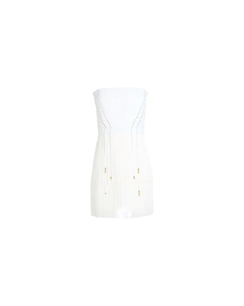 Elisabetta Franchi KLEIDER - Mini-Kleiderauf YOOX.COM Weiß