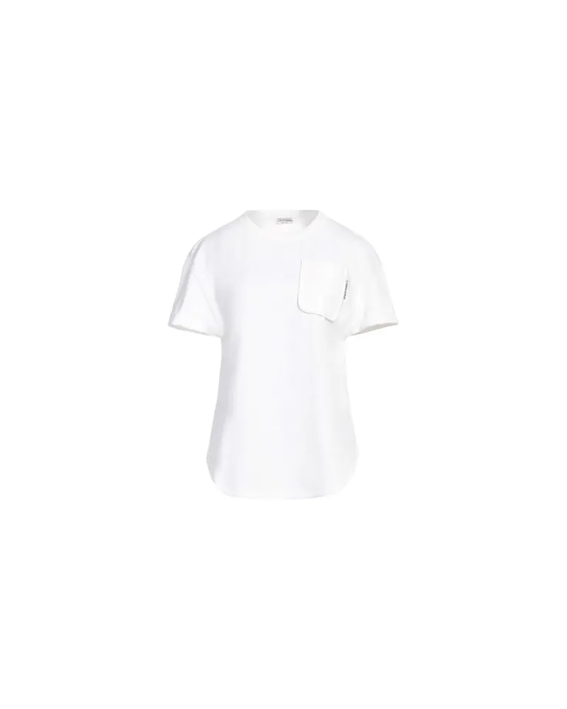 Brunello Cucinelli TOPS - T-shirtsauf YOOX.COM Weiß