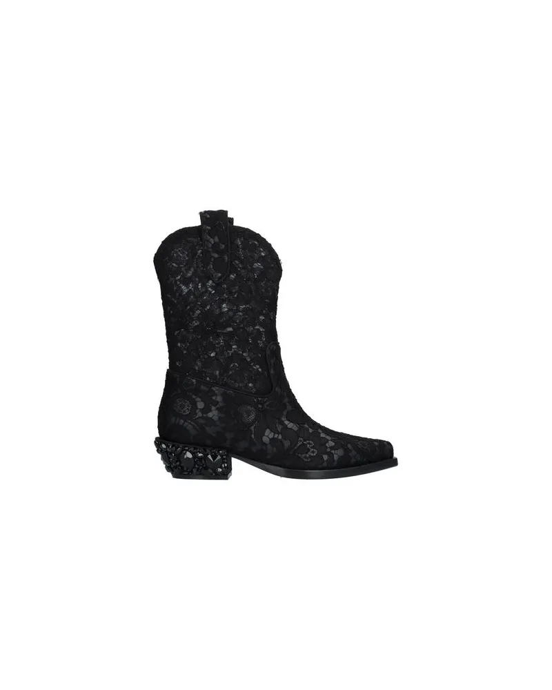 Dolce & Gabbana SCHUHE - Stiefelettenauf YOOX.COM Schwarz