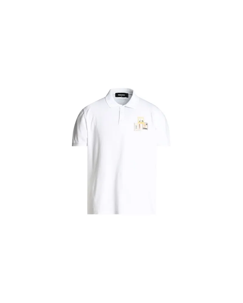 Dsquared2 TOPS - Poloshirtsauf YOOX.COM Weiß