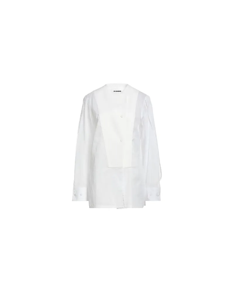 Jil Sander TOPS - Hemdenauf YOOX.COM Weiß