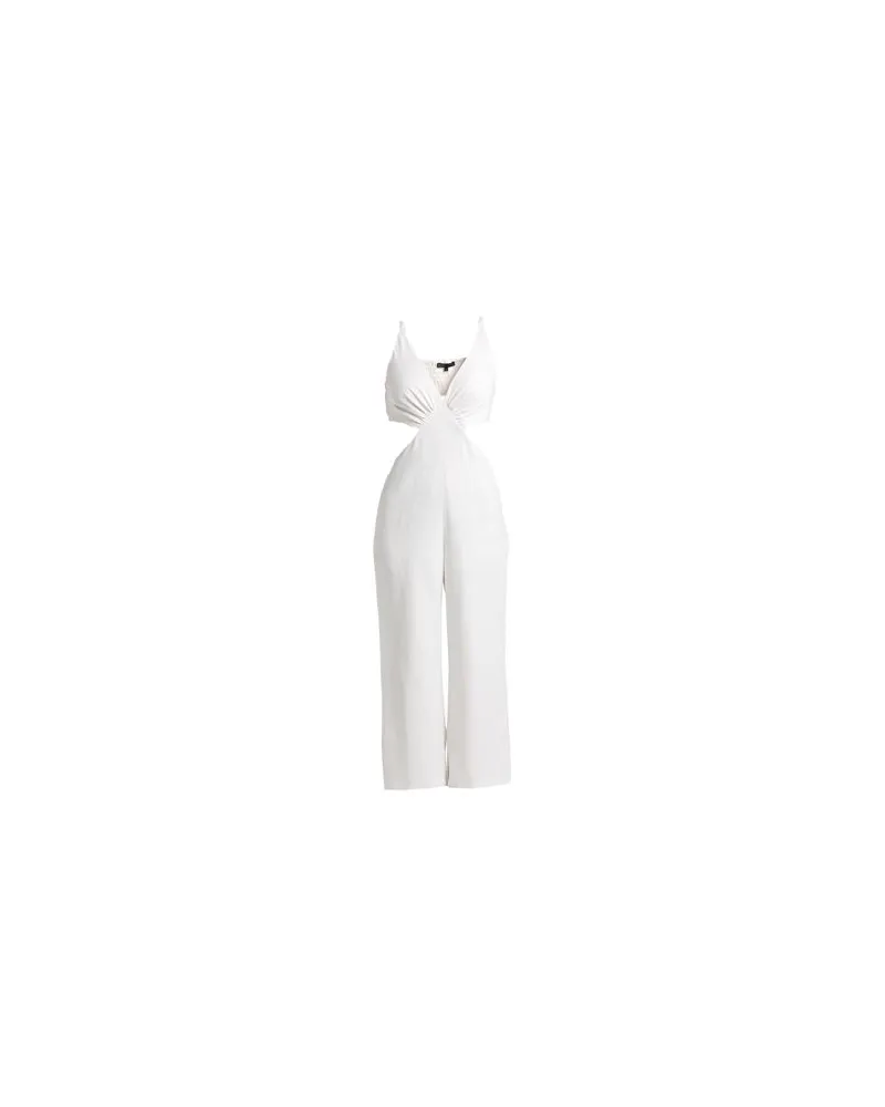 Maje OVERALLS - Jumpsuitsauf YOOX.COM Elfenbein