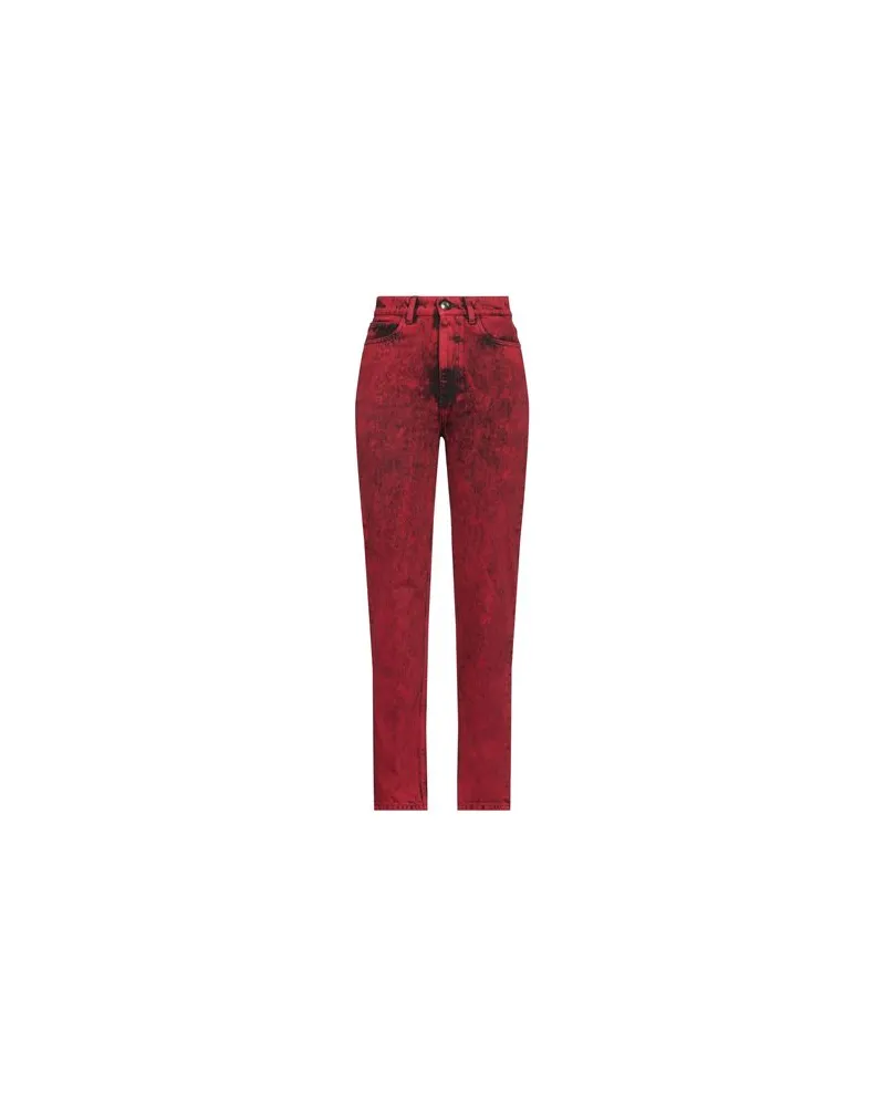 IRO HOSEN & RÖCKE - Jeanshosenauf YOOX.COM Rot