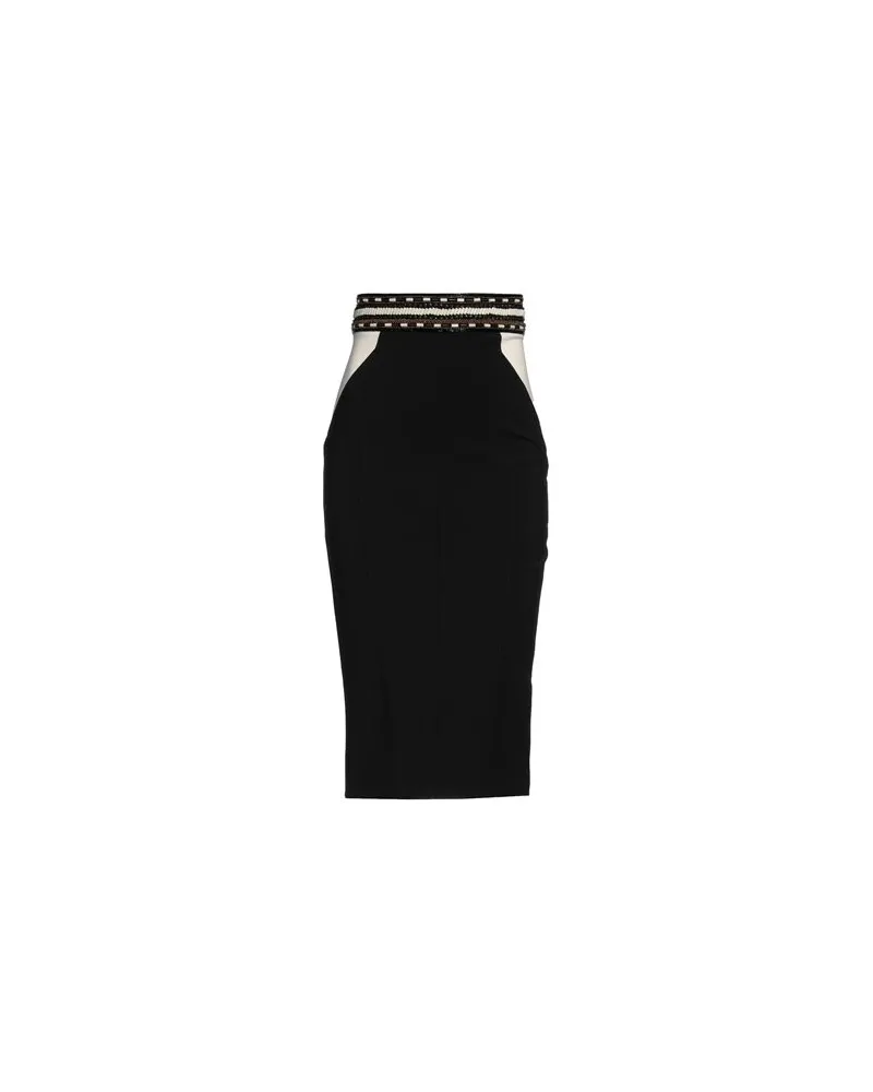 Elisabetta Franchi HOSEN & RÖCKE - Midi-Röckeauf YOOX.COM Schwarz
