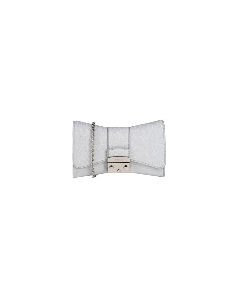 Furla METROPOLIS REMIX MINI CROSSBOD  - TASCHEN - Umhängetascheauf YOOX.COM Silber