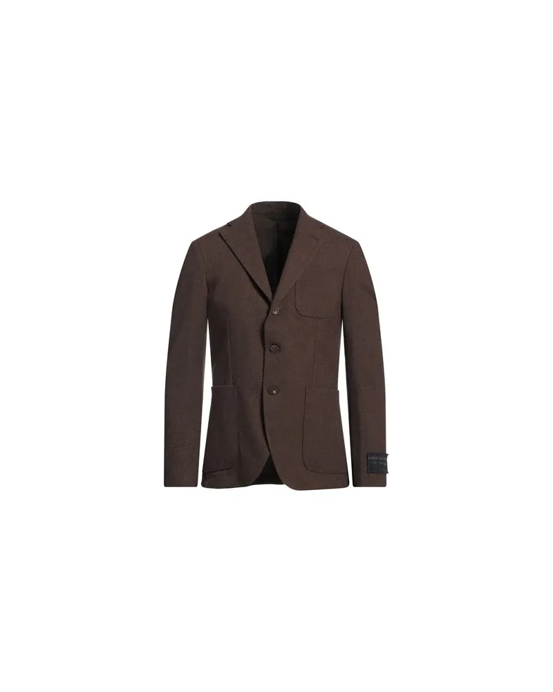 Messagerie LUXE FABRICS - ANZÜGE und CO-ORDS - Blazersauf YOOX.COM Braun