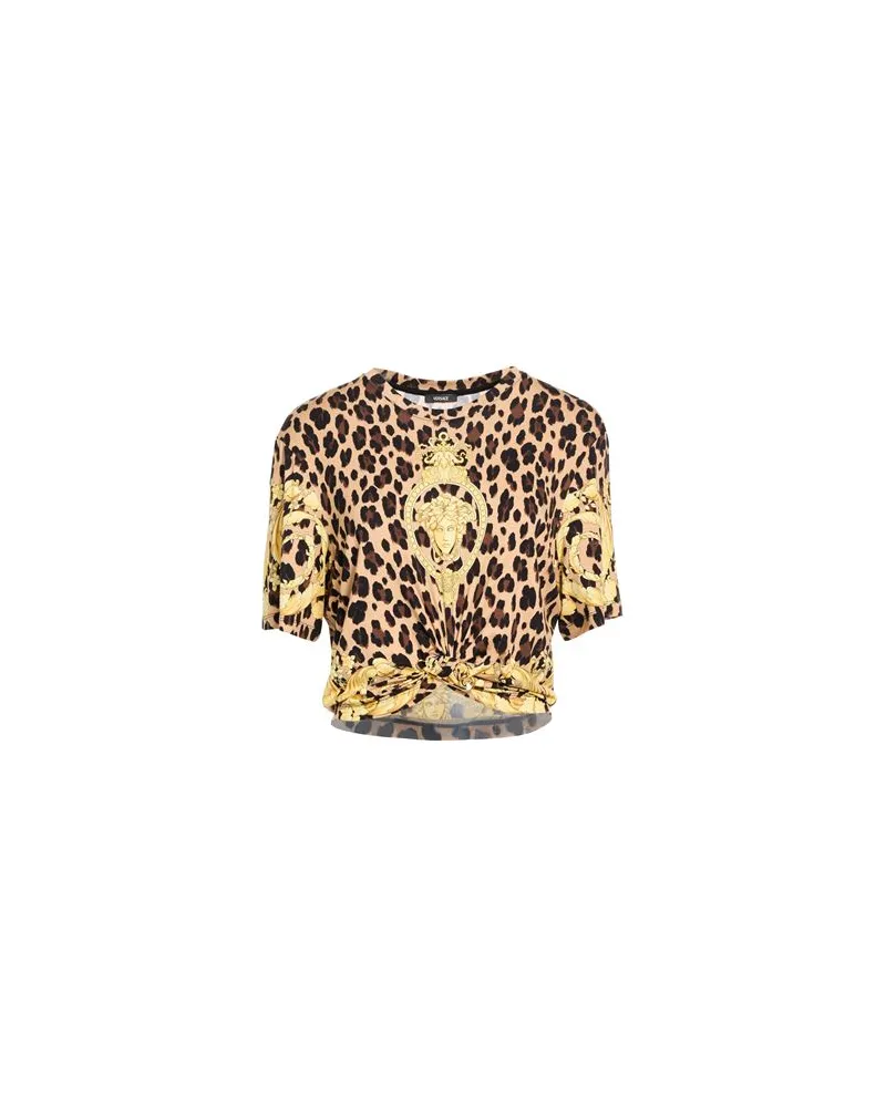 Versace TOPS - T-shirtsauf YOOX.COM Beige