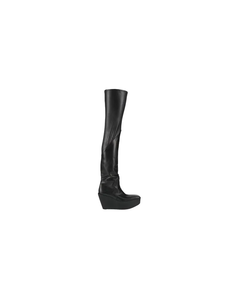 Rick Owens SCHUHE - Stiefelauf YOOX.COM Schwarz