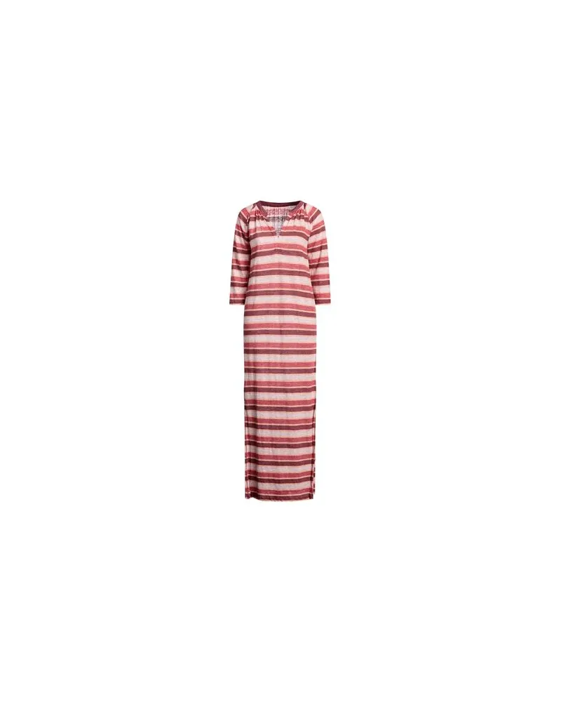 Majestic KLEIDER - Maxi-Kleiderauf YOOX.COM Ziegelrot