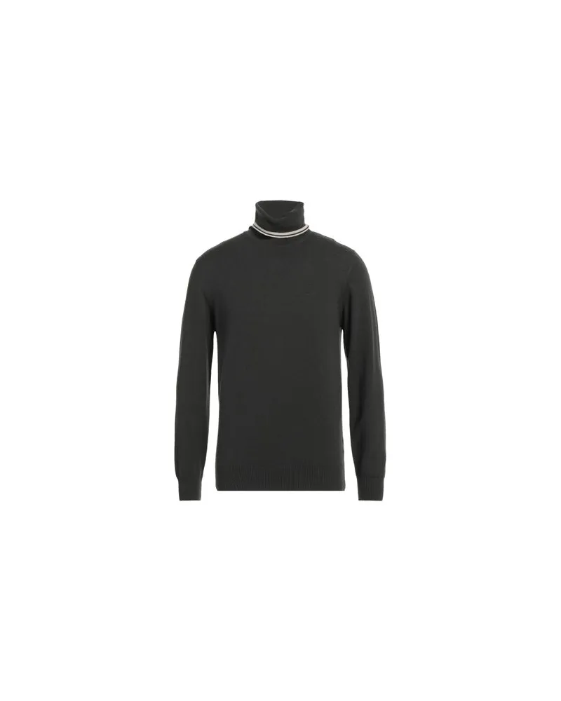 Alpha Studio STRICKWAREN - Rollkragenpulloverauf YOOX.COM Dunkelgrün