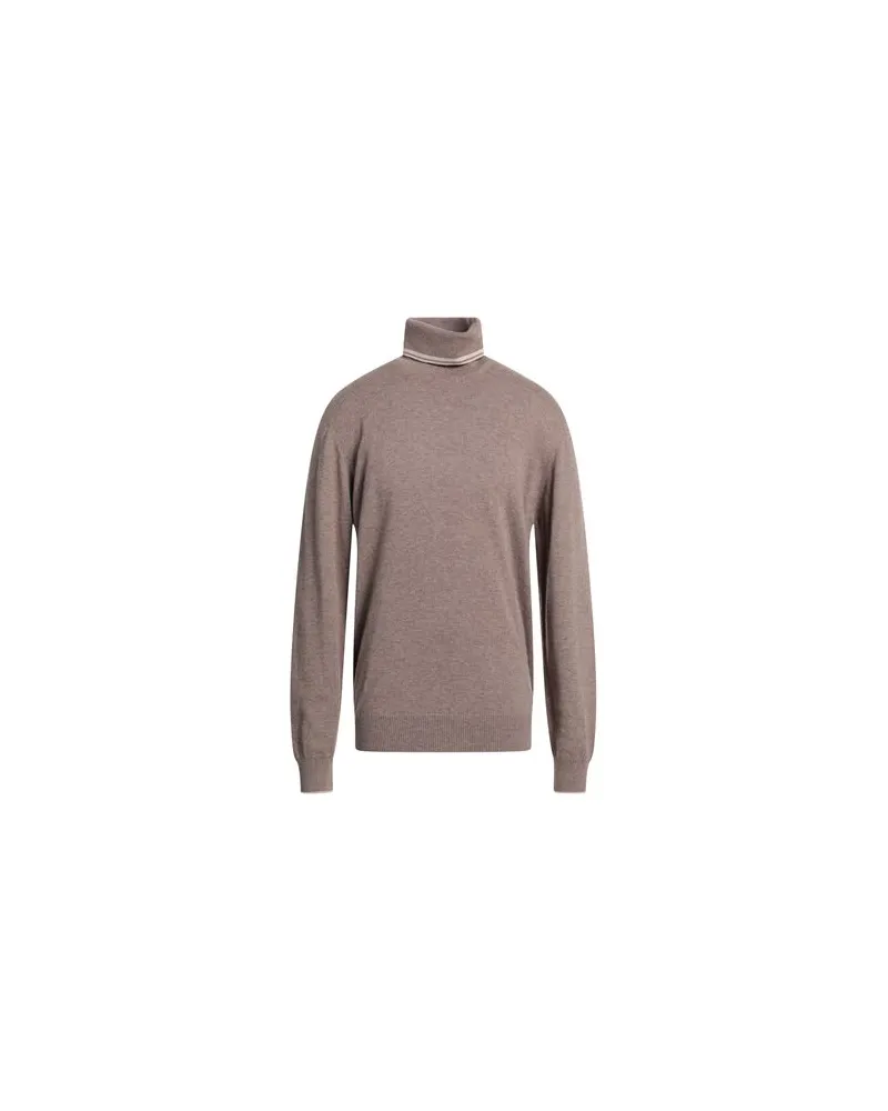 Alpha Studio STRICKWAREN - Rollkragenpulloverauf YOOX.COM Khaki