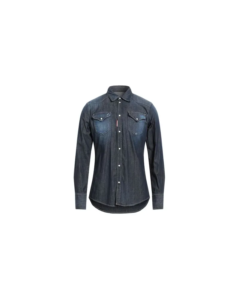 Dsquared2 TOPS - Jeanshemdenauf YOOX.COM Blau