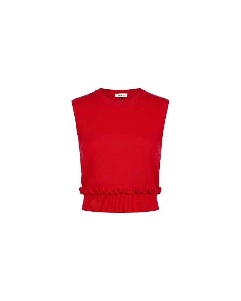 Sandro STRICKWAREN - Pulloverauf YOOX.COM Rot