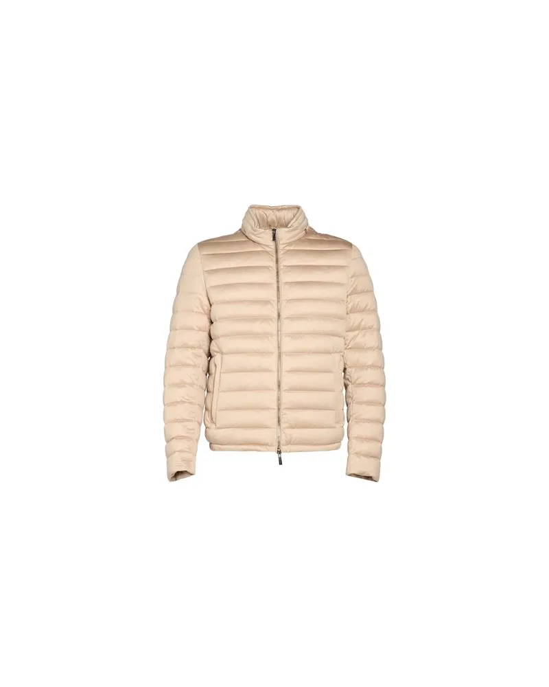 MOORER JACKEN & MÄNTEL - Pufferjacken & Daunenjackenauf YOOX.COM Beige