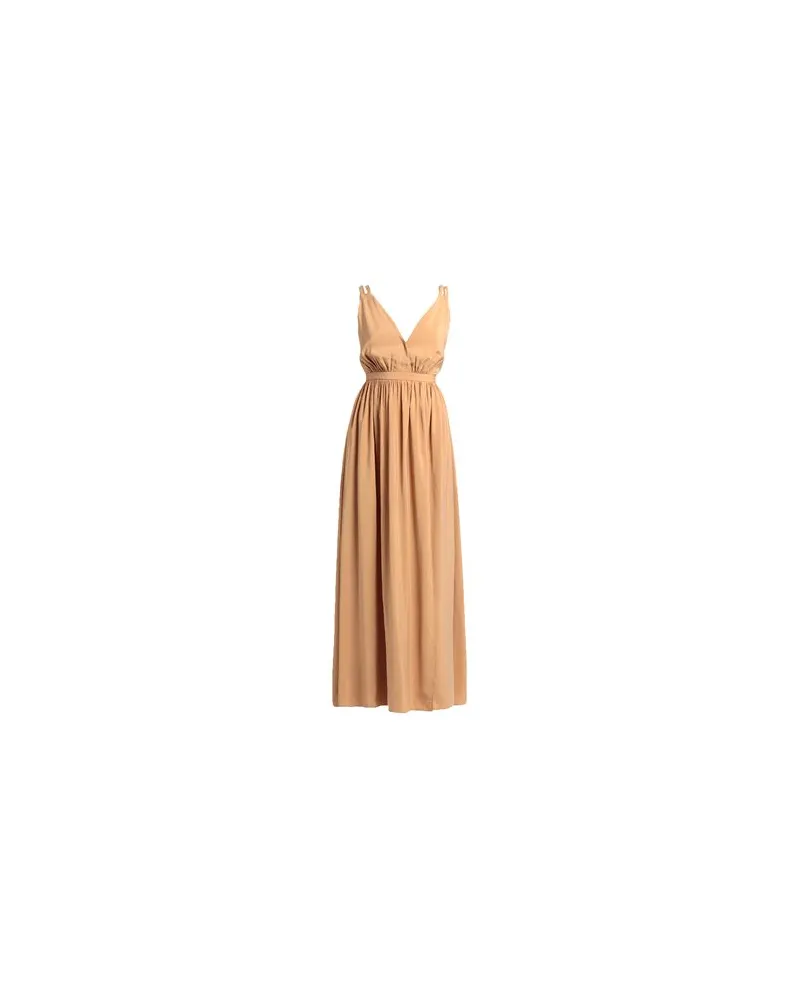 Jijil KLEIDER - Maxi-Kleiderauf YOOX.COM Kamel