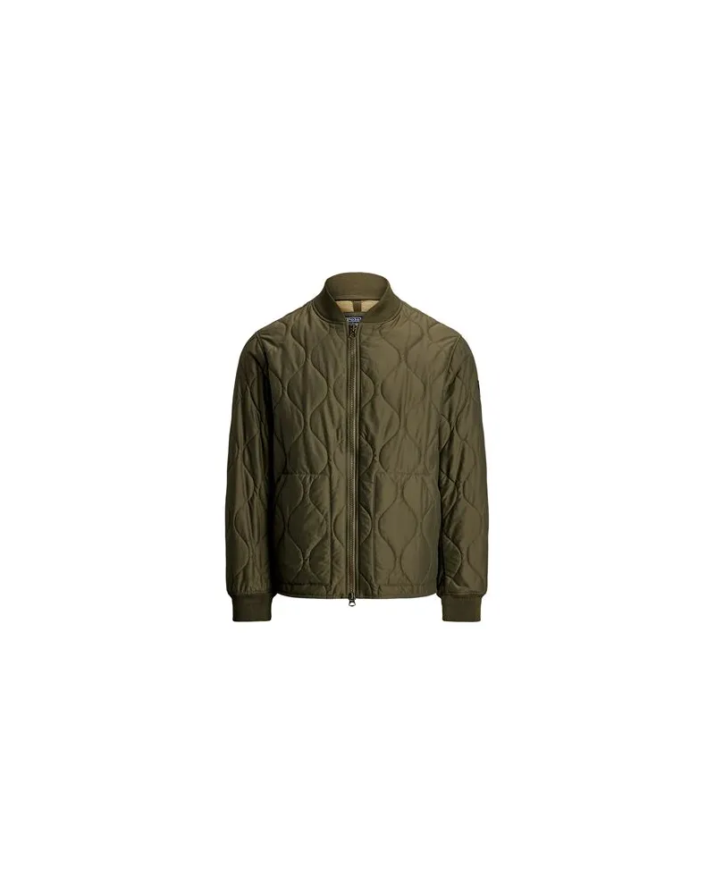 Ralph Lauren QUILTED JACKET  - JACKEN & MÄNTEL - Pufferjacken & Daunenjackenauf YOOX.COM Militärgrün