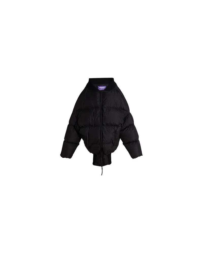 Dsquared2 JACKEN & MÄNTEL - Pufferjacken & Daunenjackenauf YOOX.COM Schwarz
