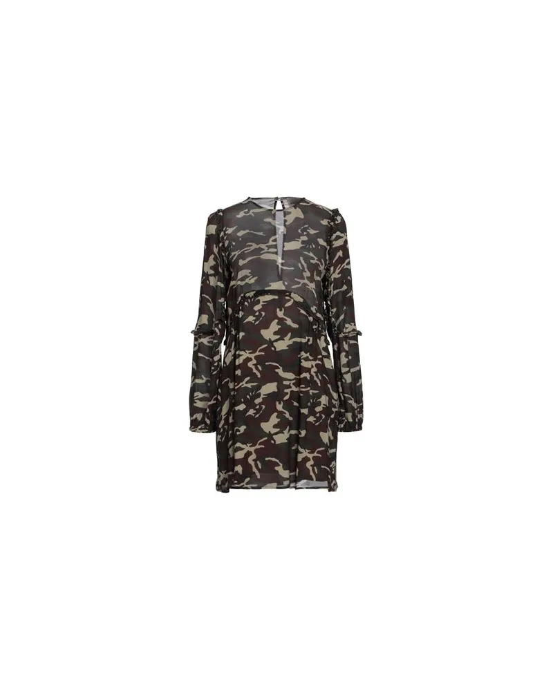 Semicouture KLEIDER - Mini-Kleiderauf YOOX.COM Militärgrün