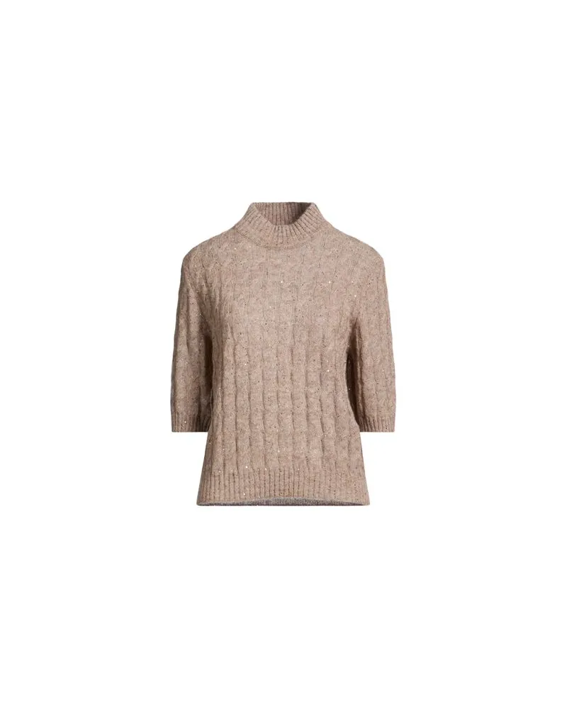 Brunello Cucinelli STRICKWAREN - Rollkragenpulloverauf YOOX.COM Maulwurfsgrau