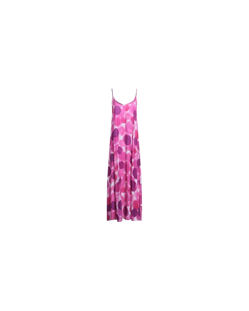 Camicettasnob KLEIDER - Maxi-Kleiderauf YOOX.COM Fuchsia