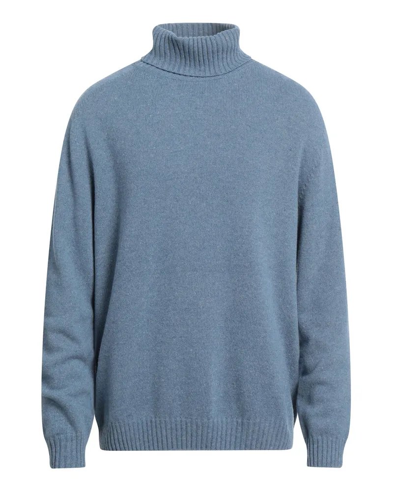 Malo Rollkragenpullover Blaugrau