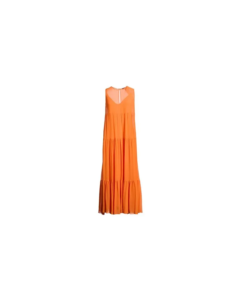 Max Mara KLEIDER - Maxi-Kleiderauf YOOX.COM Orange