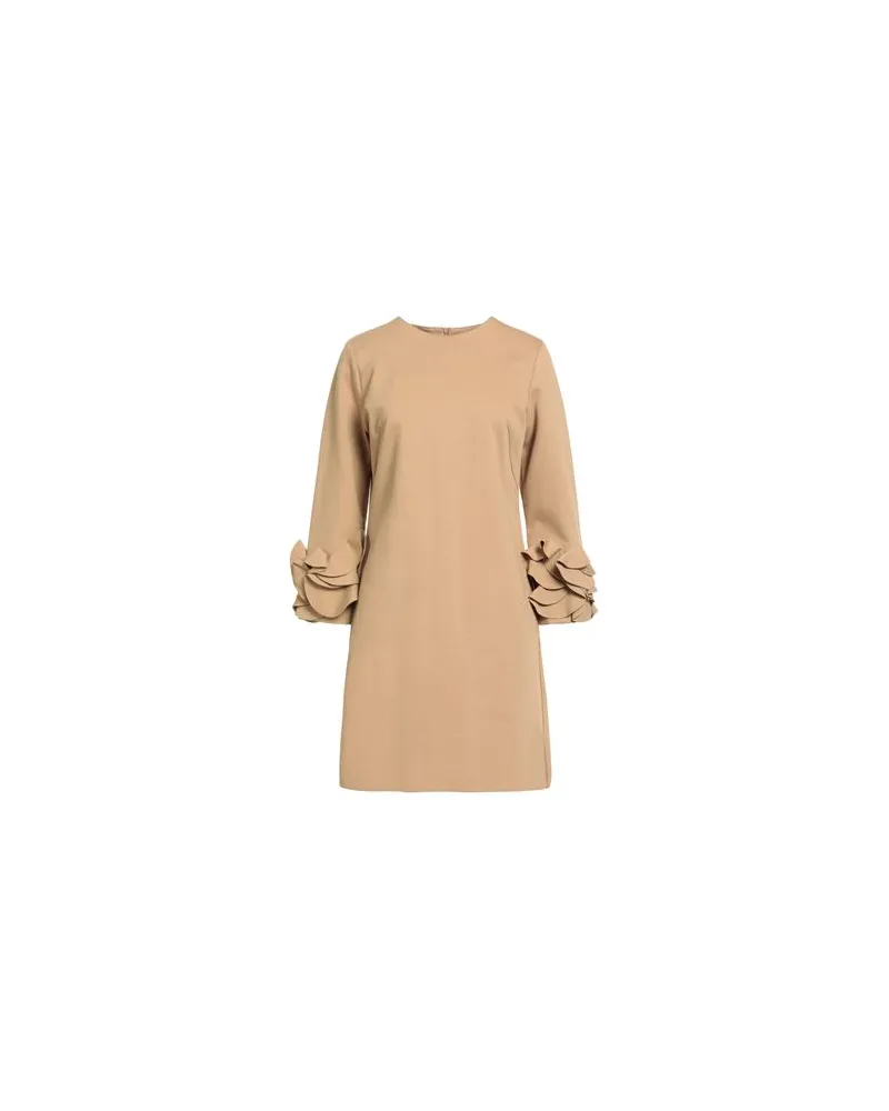 MEIMEIJ KLEIDER - Mini-Kleiderauf YOOX.COM Kamel