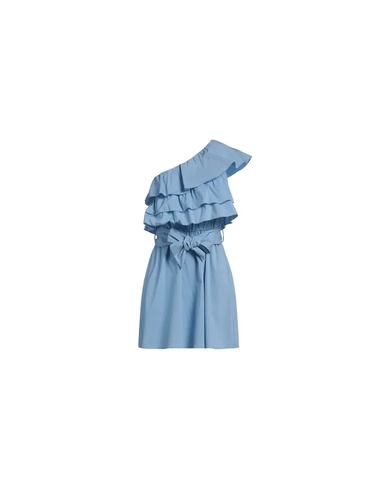 Please KLEIDER - Mini-Kleiderauf YOOX.COM Hellblau