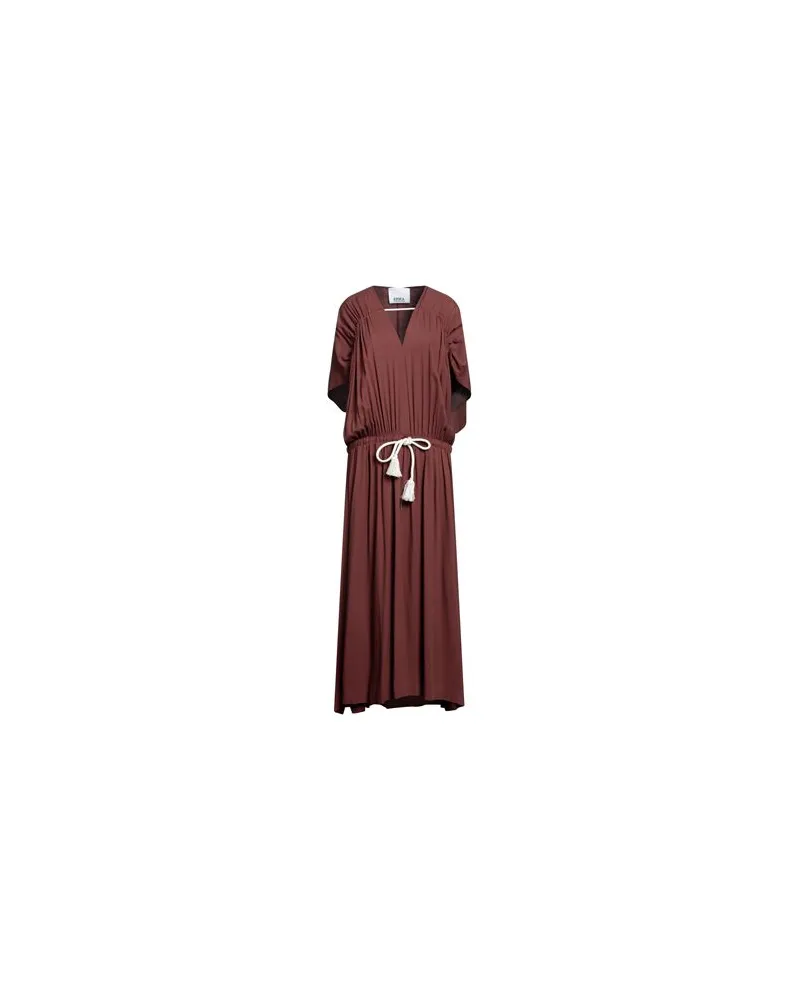Erika Cavallini KLEIDER - Maxi-Kleiderauf YOOX.COM Braun