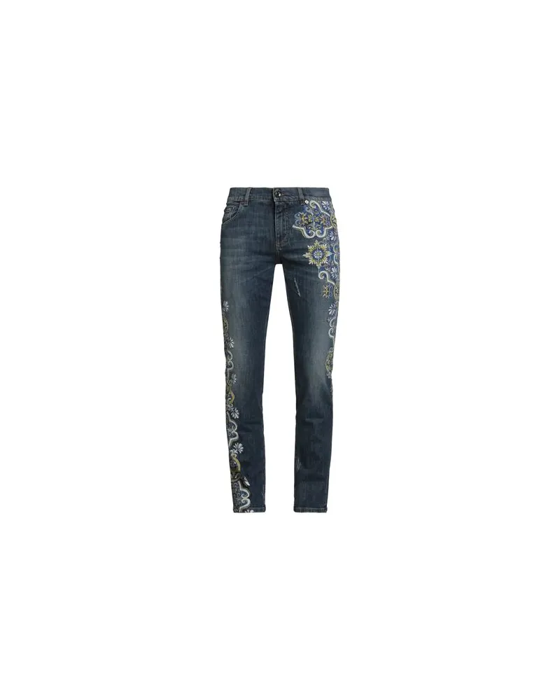 Dolce & Gabbana HOSEN & RÖCKE - Jeanshosenauf YOOX.COM Blau