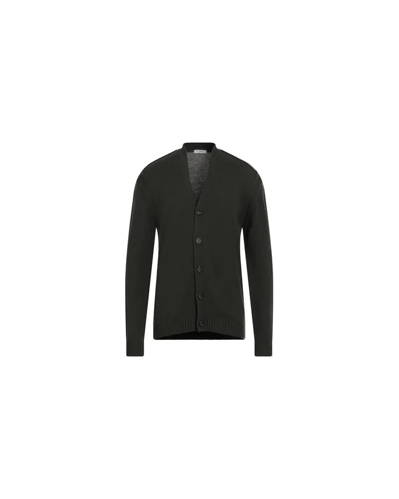 Paolo Pecora Milano STRICKWAREN - Strickjackenauf YOOX.COM Militärgrün